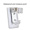 Premium Space Aluminum Adjustable Shower Head Holder No Drill Adhesive Wall Mount Bracket 3