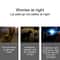 GlowGuard Red LED Dog Collar Light Waterproof Safety Pendant