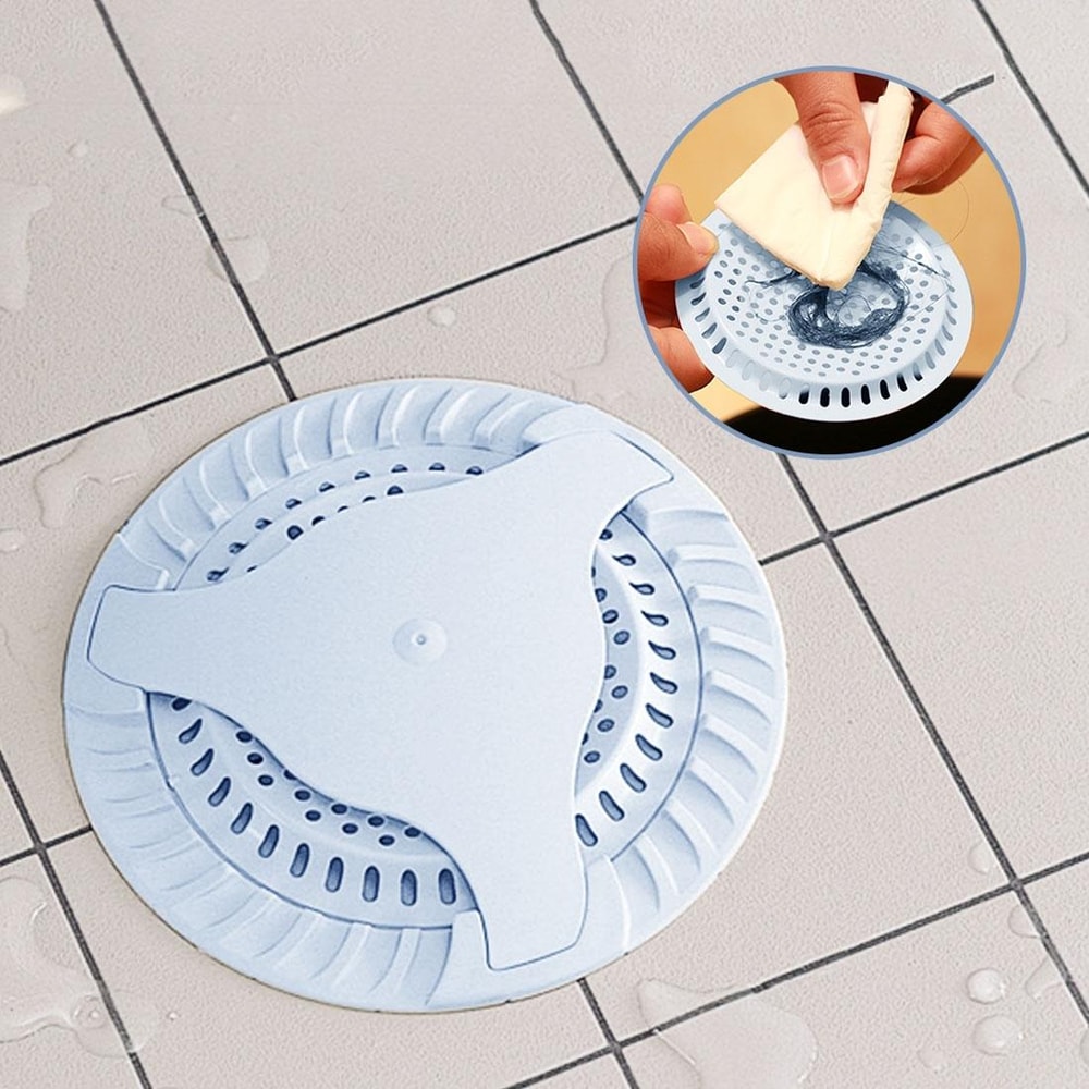 Silicone Sink Filter Floor Drain Cover for Shower Sewer Hair Catcher