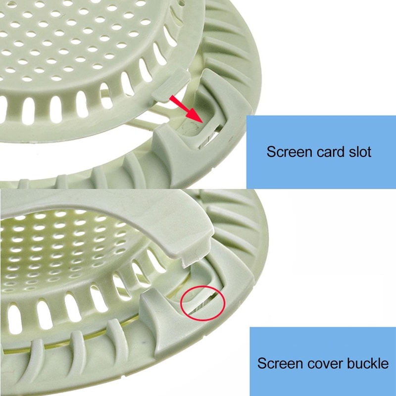 Silicone Sink Filter Floor Drain Cover for Shower Sewer Hair Catcher