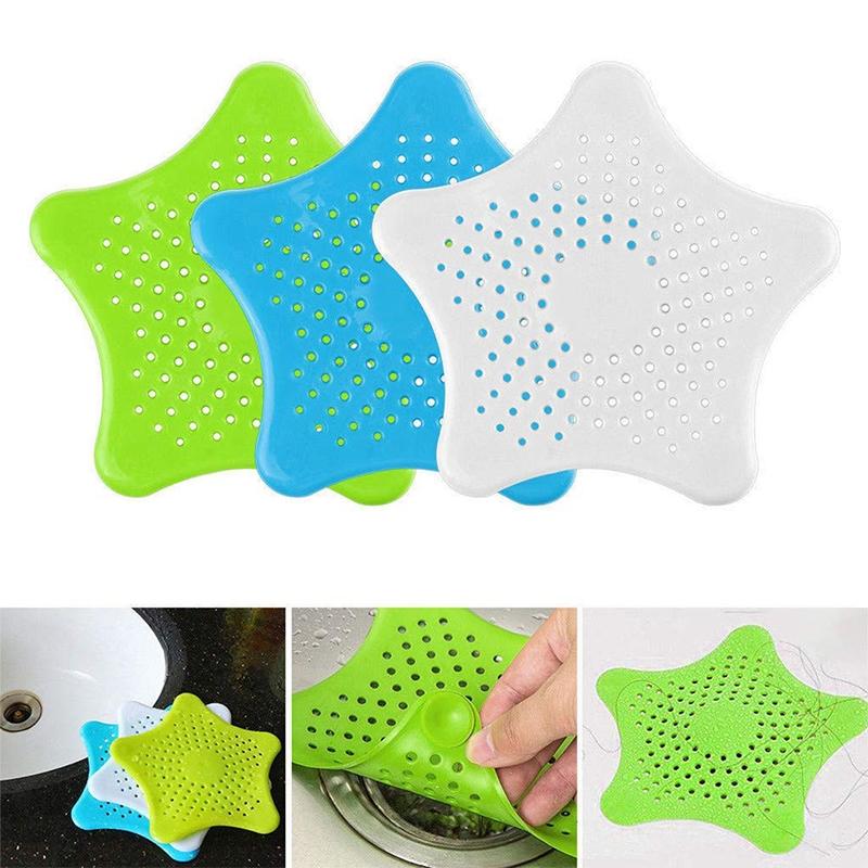 Silicone Sink Filter Floor Drain Cover for Shower Sewer Hair Catcher