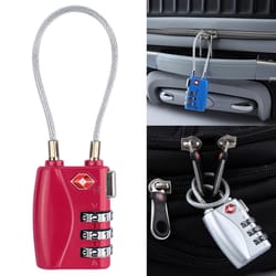jasit heavy duty tsa approved luggage lock durable zinc alloy 3 digit combination padlock