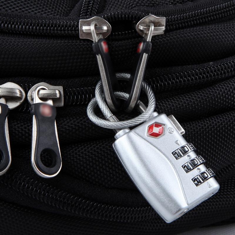 JASIT Heavy Duty TSA Approved Luggage Lock Durable Zinc Alloy 3 Digit Combination Padlock 4