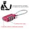 JASIT Heavy Duty TSA Approved Luggage Lock Durable Zinc Alloy 3 Digit Combination Padlock 8