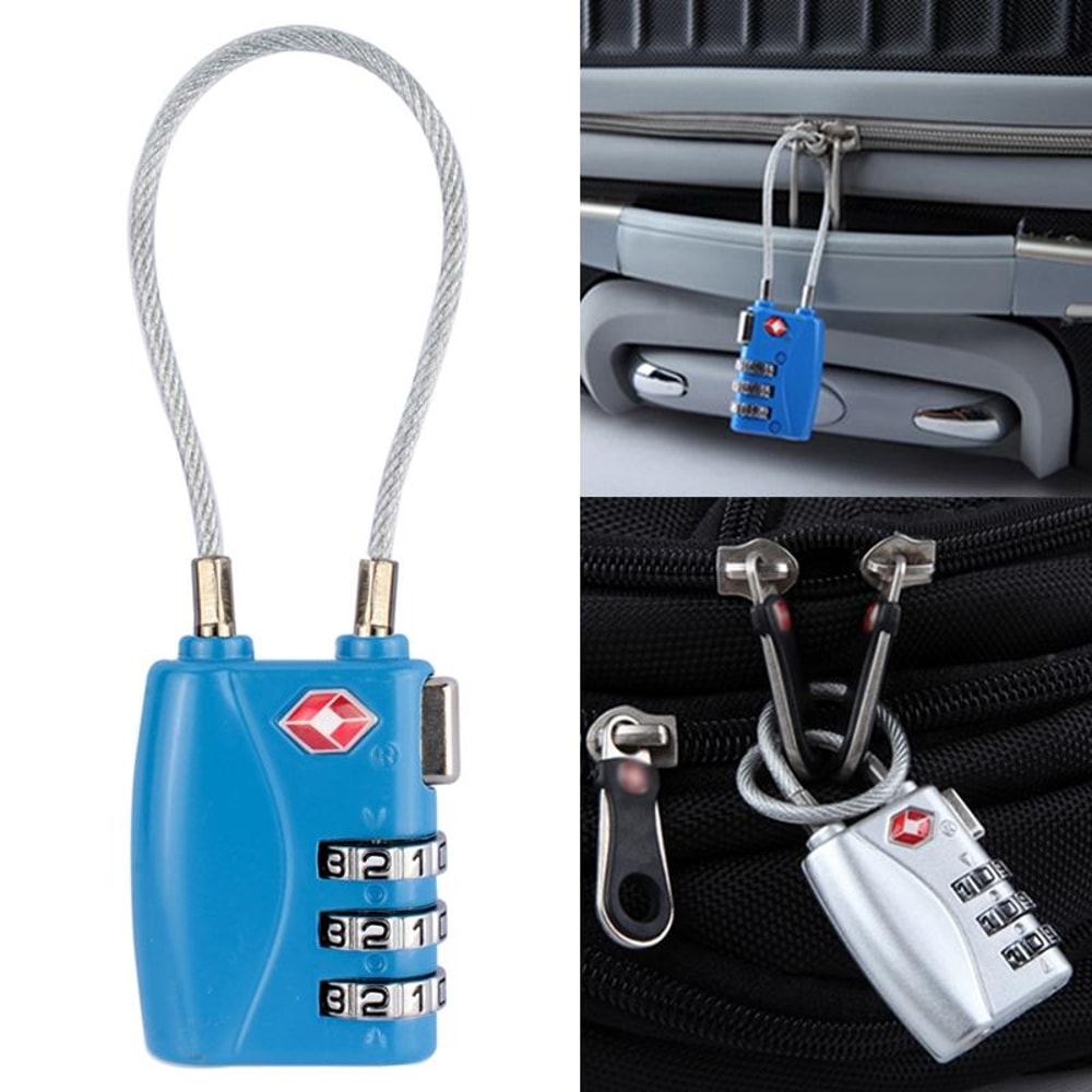 JASIT Heavy Duty TSA Approved Luggage Lock Durable Zinc Alloy 3 Digit Combination Padlock 14