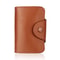 KB39 Elegant Genuine Leather Card Holder and Accordion Wallet Brown