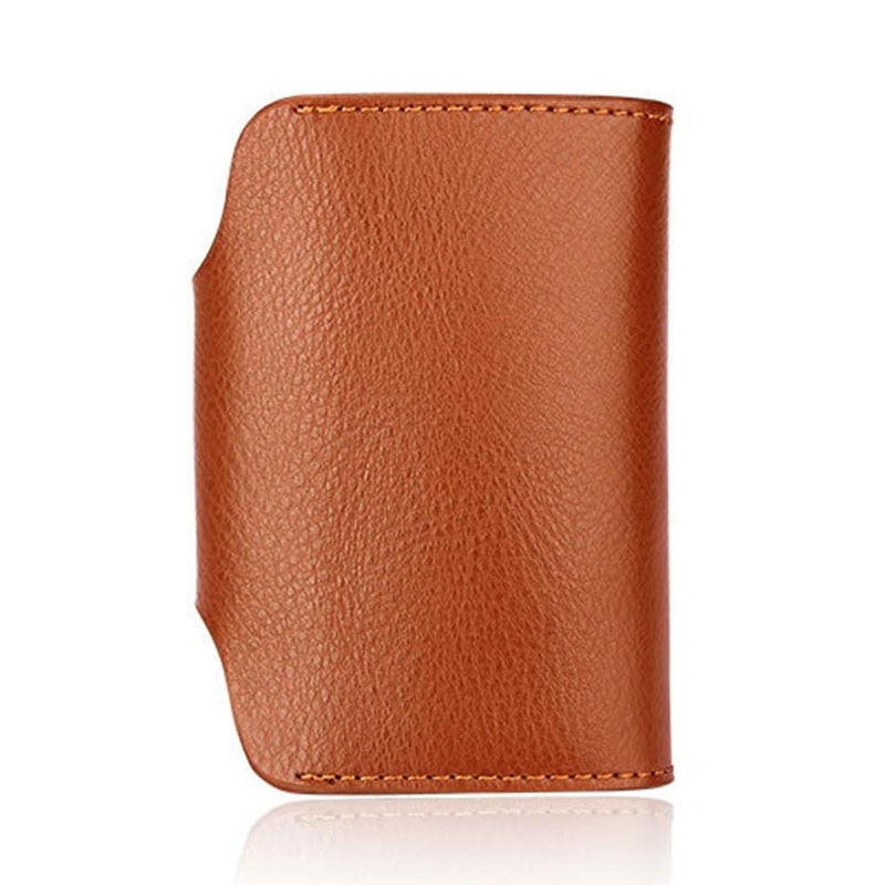 KB39 Elegant Genuine Leather Card Holder and Accordion Wallet Brown