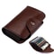 KB39 Elegant Genuine Leather Card Holder and Accordion Wallet Brown