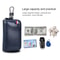 Elite Gear Leather Key and Wallet Belt Pouch Multi-functional Waist Hanging Travel Bag with Zipper Storage