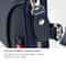 Elite Gear Leather Key and Wallet Belt Pouch Multi-functional Waist Hanging Travel Bag with Zipper Storage