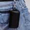 Elite Gear Leather Key and Wallet Belt Pouch Multi-functional Waist Hanging Travel Bag with Zipper Storage