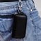 Elite Gear Leather Key and Wallet Belt Pouch Multi-functional Waist Hanging Travel Bag with Zipper Storage