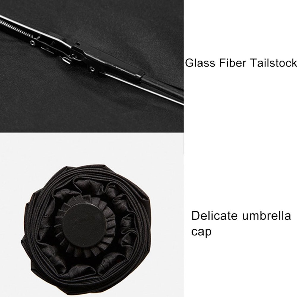 Automatic Compact Windproof Umbrella Three Folding Sun and Rain Umbrella