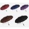 Automatic Compact Windproof Umbrella Three Folding Sun and Rain Umbrella