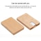 Maple U-Shaped Wooden Business Card Holder Slim Credit Card and ID Case Organizer