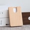 Maple U-Shaped Wooden Business Card Holder Slim Credit Card and ID Case Organizer