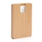 Maple U-Shaped Wooden Business Card Holder Slim Credit Card and ID Case Organizer