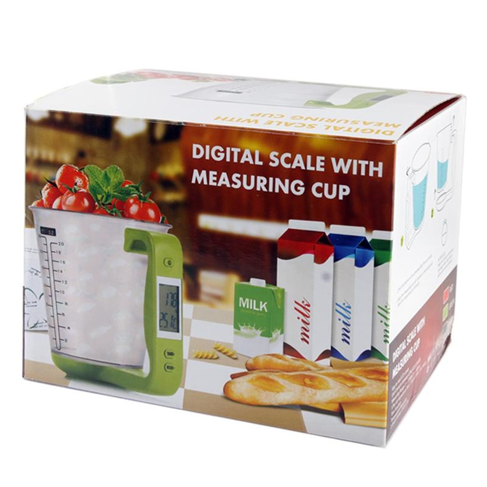 Digital Kitchen Scale And Measuring Cup With Thermometer 7