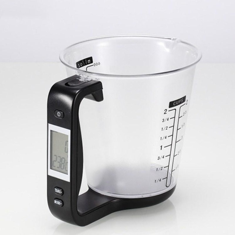 Digital Kitchen Scale And Measuring Cup With Thermometer 9