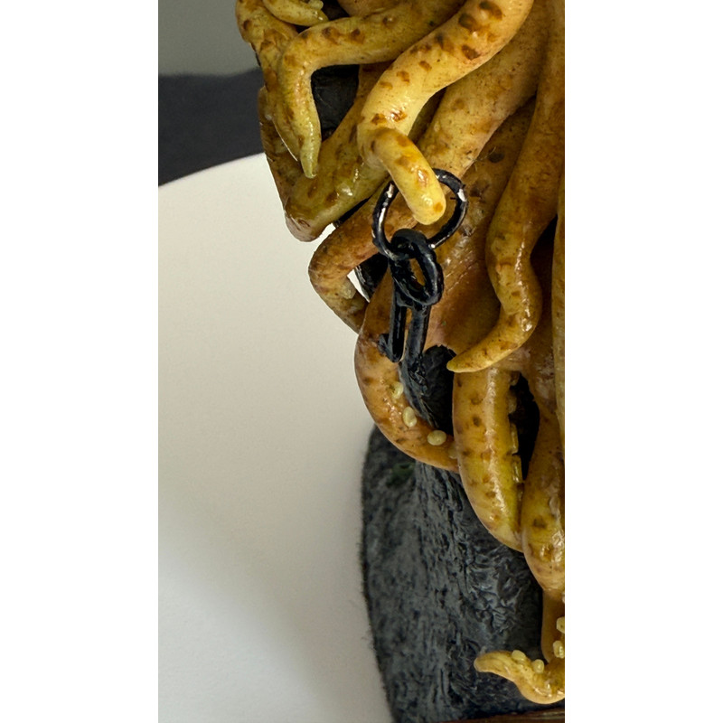 Davy Jones Figurine Gothic Polymer Clay Bust Fantasy Sea Monster Decor Collectible Handmade Gift 5