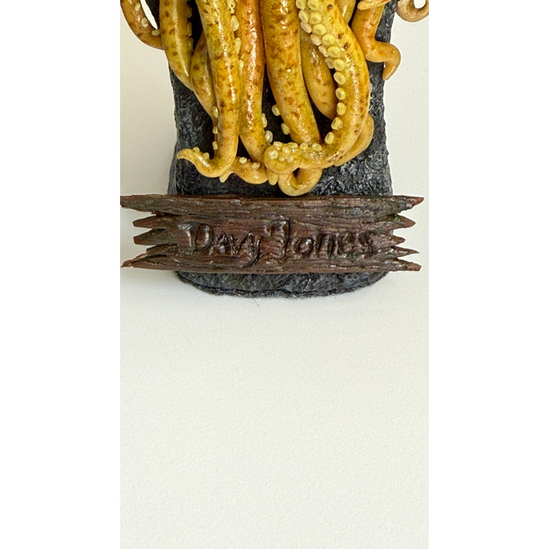 Davy Jones Figurine Gothic Polymer Clay Bust Fantasy Sea Monster Decor Collectible Handmade Gift 6