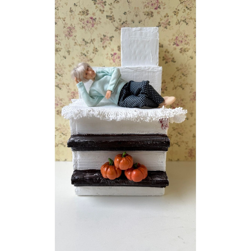 Tiny Rustic Clay Oven For Miniature House 2