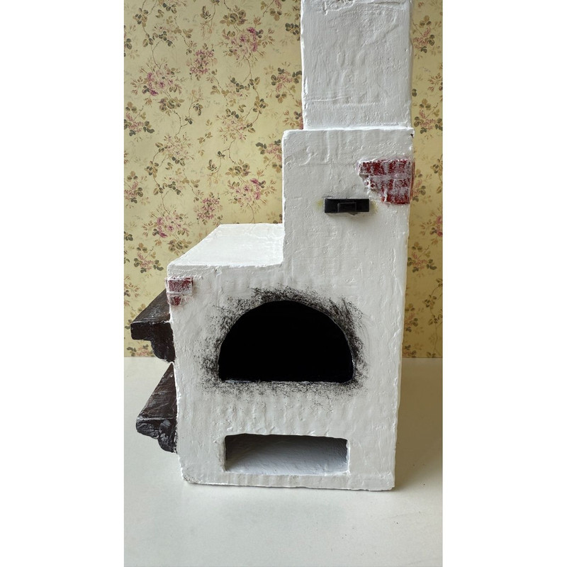 Tiny Rustic Clay Oven For Miniature House 6