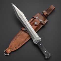 handmade d2 tool steel short sword nightstalker short sword