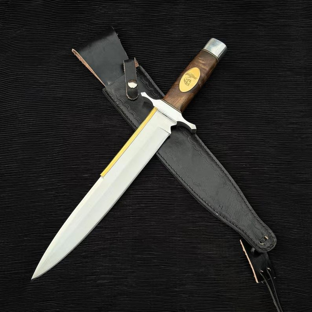 Premium The Expendables 2 Toothpick Knife With Leather Sheath 1