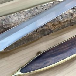 handmade galadius roman sword with scabbard high carbon steel with rose wood handle