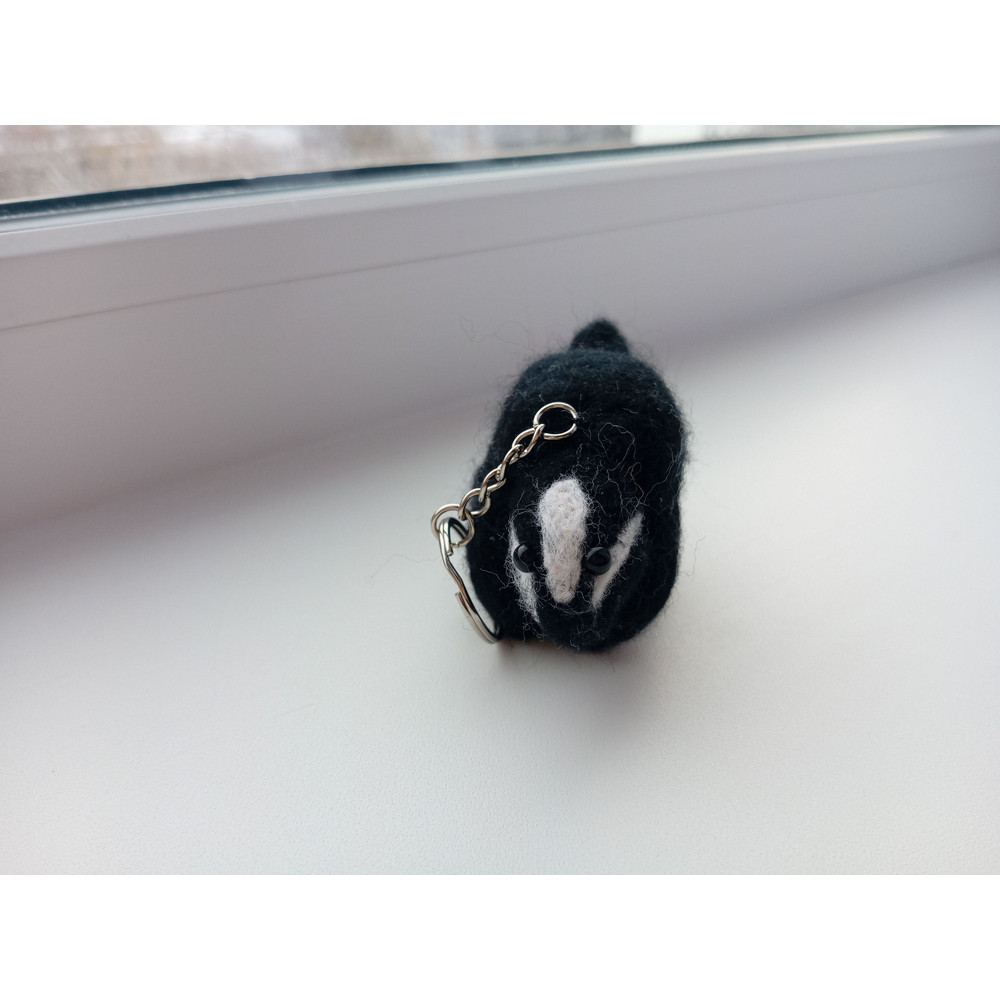 Keychain Bag Pendant Badger 0