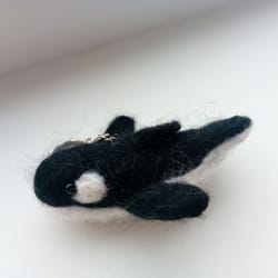 wool keychain