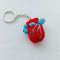 Handmade Keychain Heart 3