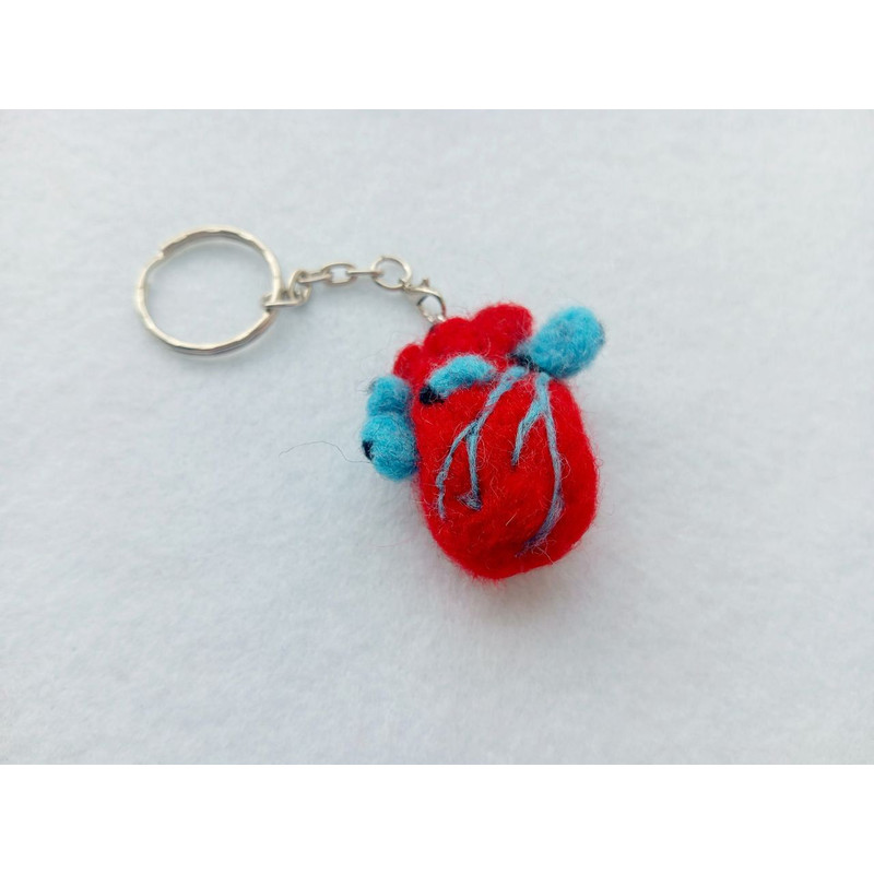 Handmade Keychain Heart 3