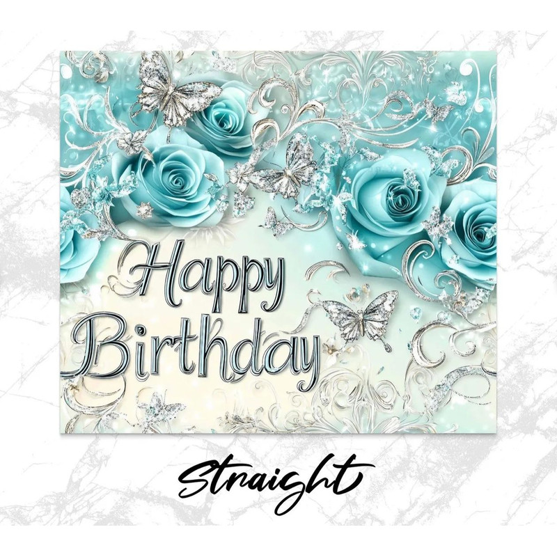 Happy Birthday Tumbler Wrap PNG Birthday Gift Tumbler Wrap Digital Download Tumbler Wrap Seamless P 1