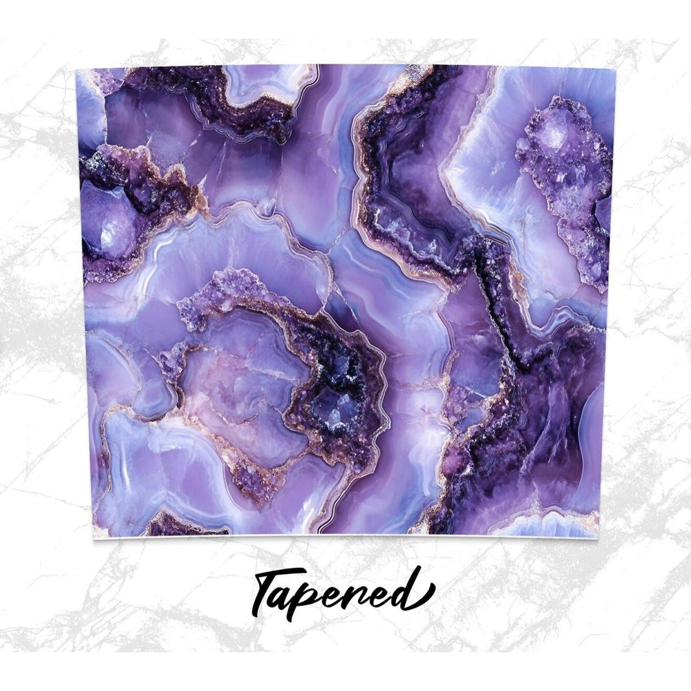 Purple Geode Tumbler Wrap PNG Amethyst Crystal Digital Wrap 20oz Skinny Tumbler Sublimation Wrap Do 2