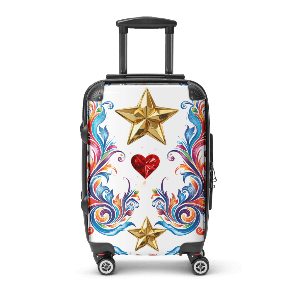 Durable HardShell Suitcase With Spinner Wheels Lightweight Travel Luggage 0