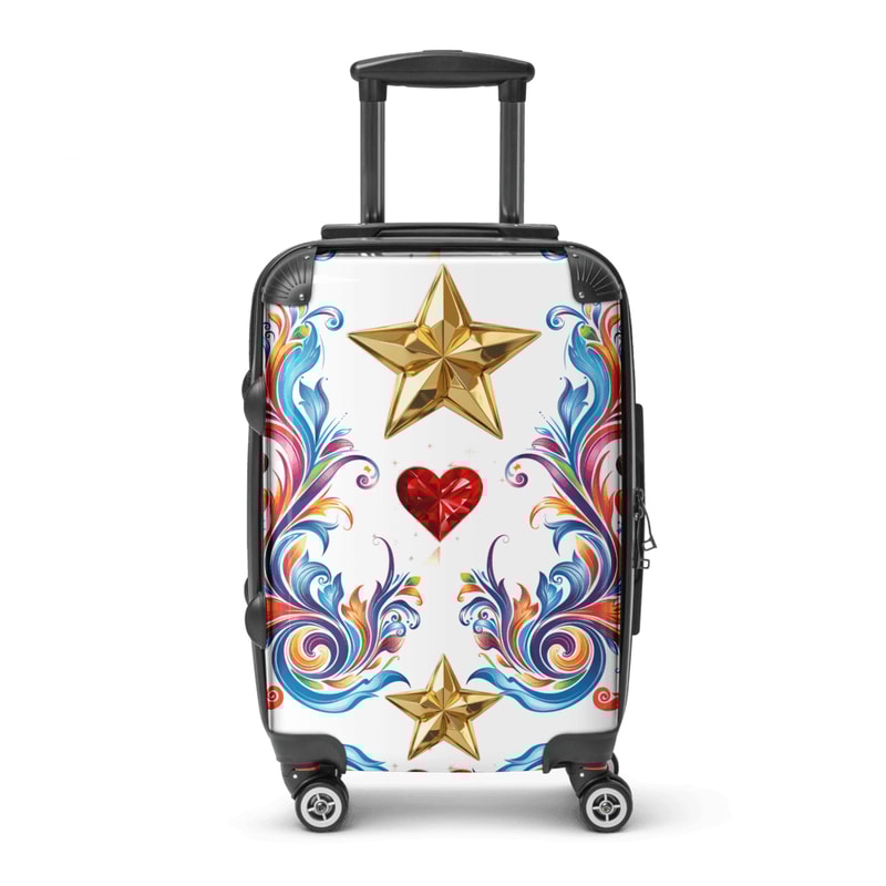 Durable HardShell Suitcase With Spinner Wheels Lightweight Travel Luggage 0