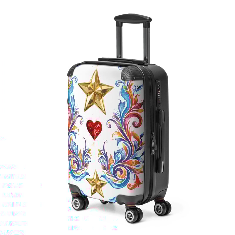 Durable HardShell Suitcase With Spinner Wheels Lightweight Travel Luggage 1