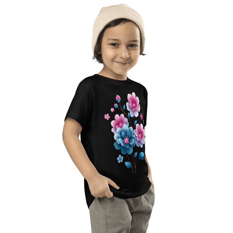 Toddler Short Sleeve Tee Cute Comfy Kids Shirt Perfect For Playtime 7