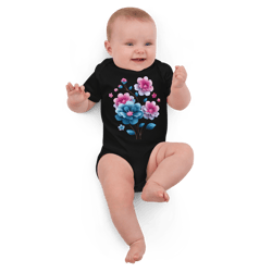 organic cotton baby bodysuit soft eco-friendly infant apparel