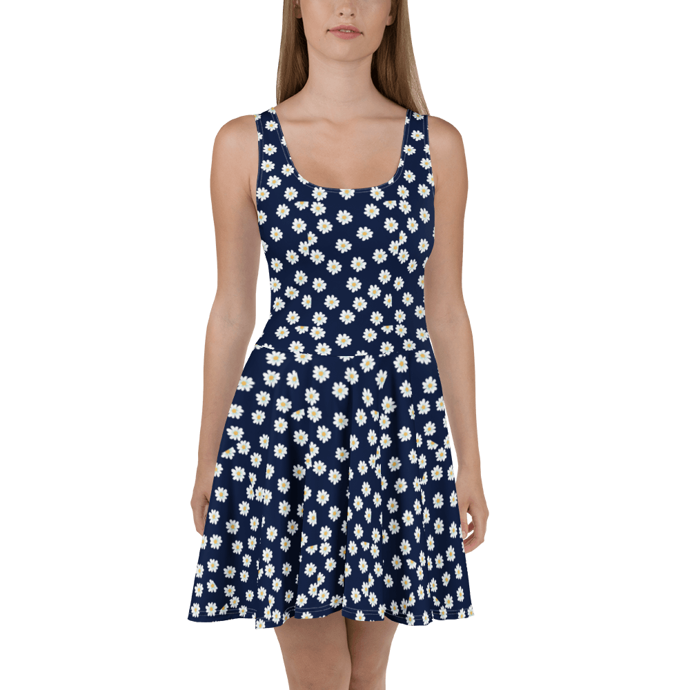 Floral Skater Dress VintageInspired Style Perfect For Parties 5