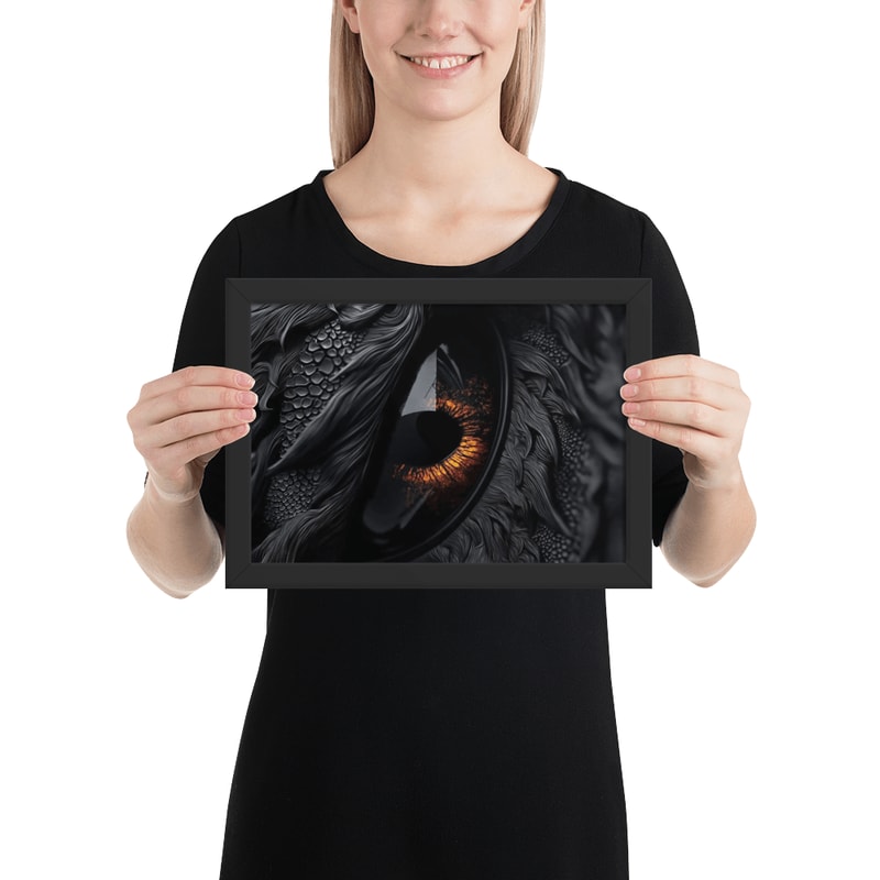 Framed Matte Paper Poster Art Print For Modern Home Decor 2