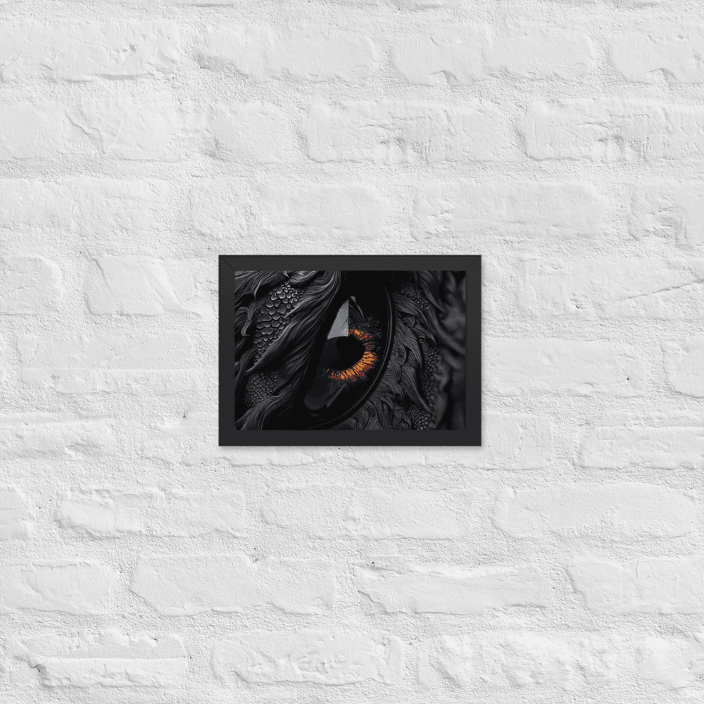 Framed Matte Paper Poster Art Print For Modern Home Decor 3