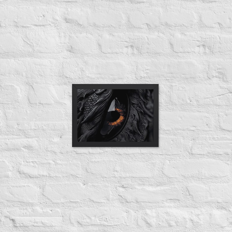 Framed Matte Paper Poster Art Print For Modern Home Decor 3