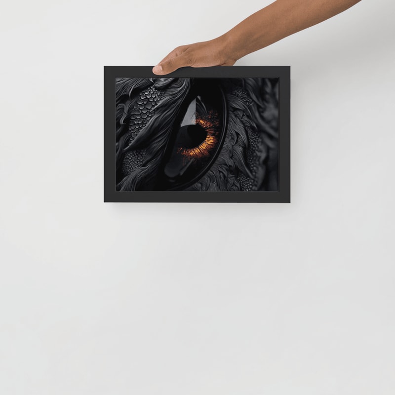 Framed Matte Paper Poster Art Print For Modern Home Decor 4