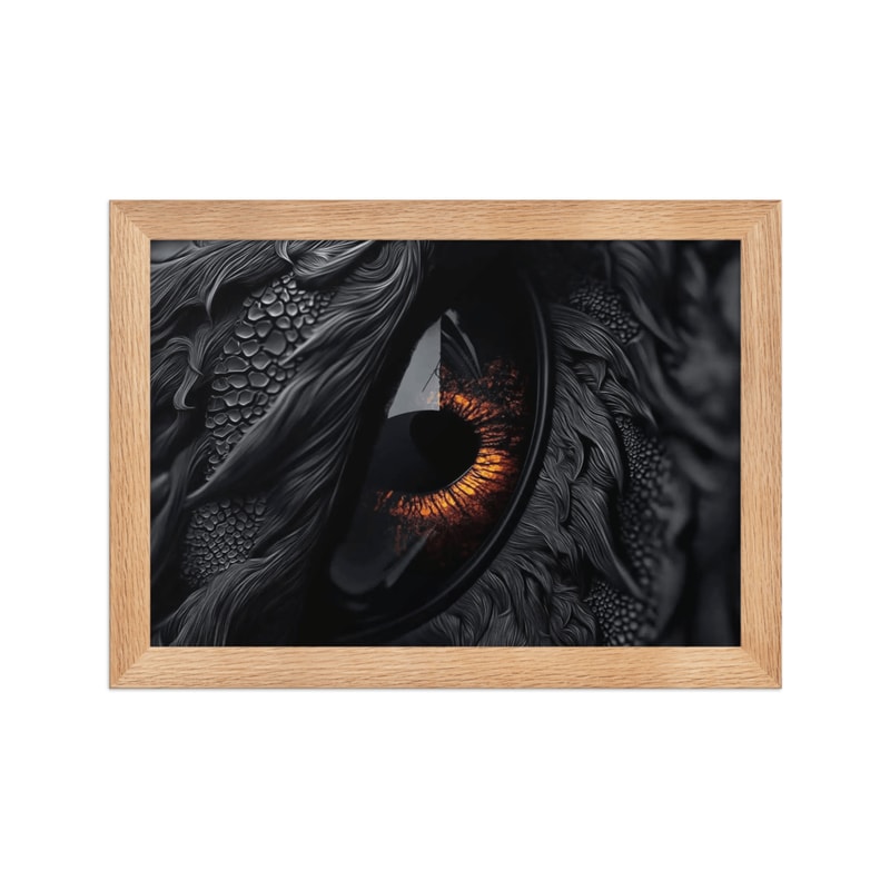 Framed Matte Paper Poster Art Print For Modern Home Decor 5