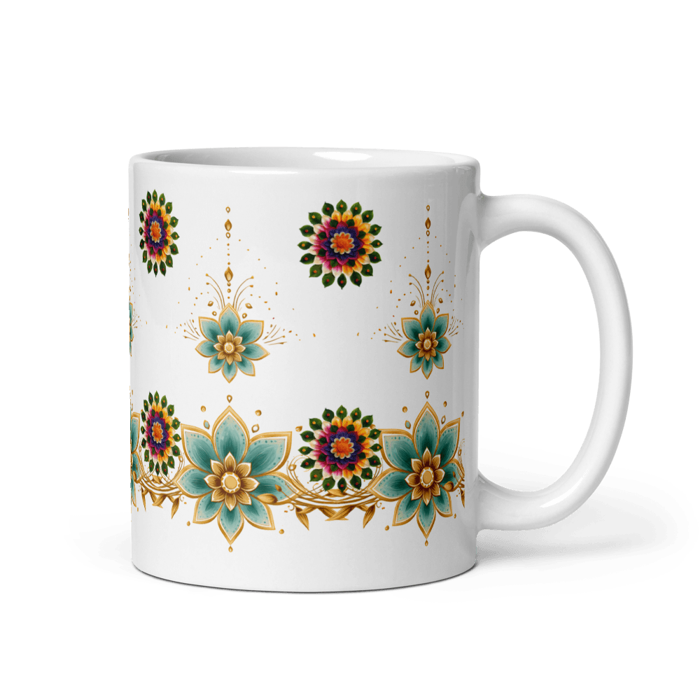 Glossy White Coffee Mug Perfect Gift For Home Office 2