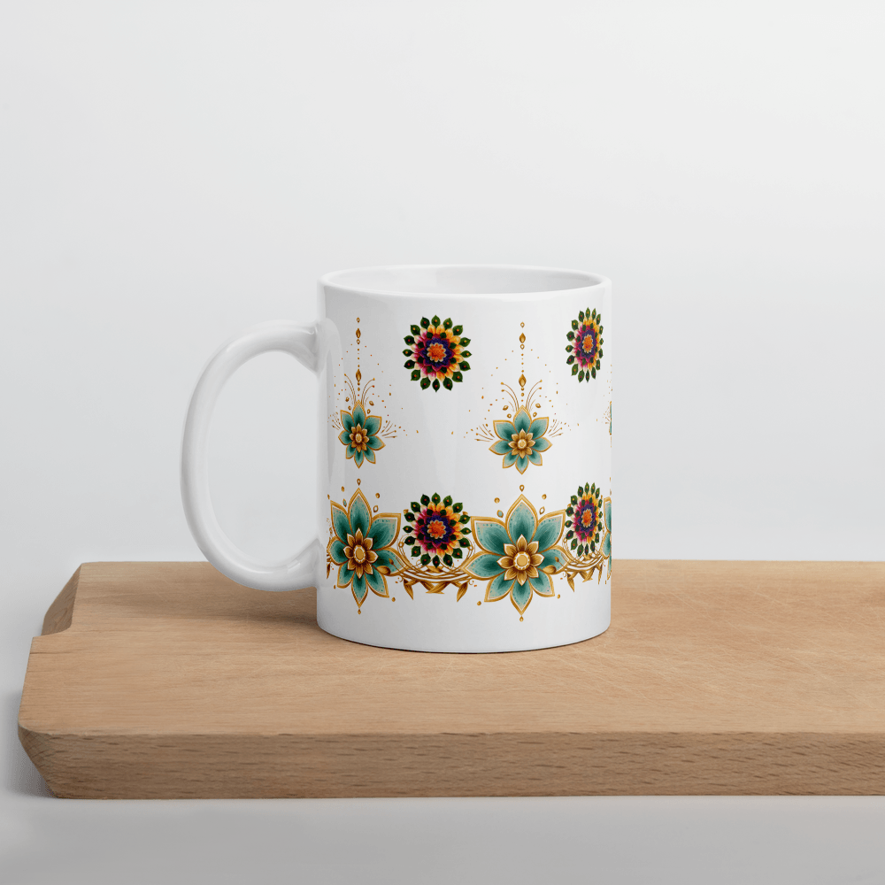 Glossy White Coffee Mug Perfect Gift For Home Office 5