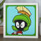 Layered Design Of Marvin The Martian For Paper And Laser Cutting Machines Shadow Box SVG Cricut Mar 0